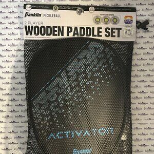 Franklin Pickleball Activator 2 Player Wooden Paddle and Ball Set BRAND NEW